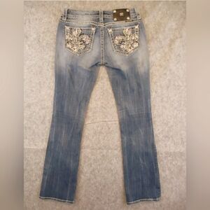 Miss me Jean's!!!! But if you wear size 32 fit perfect butt looks good in them